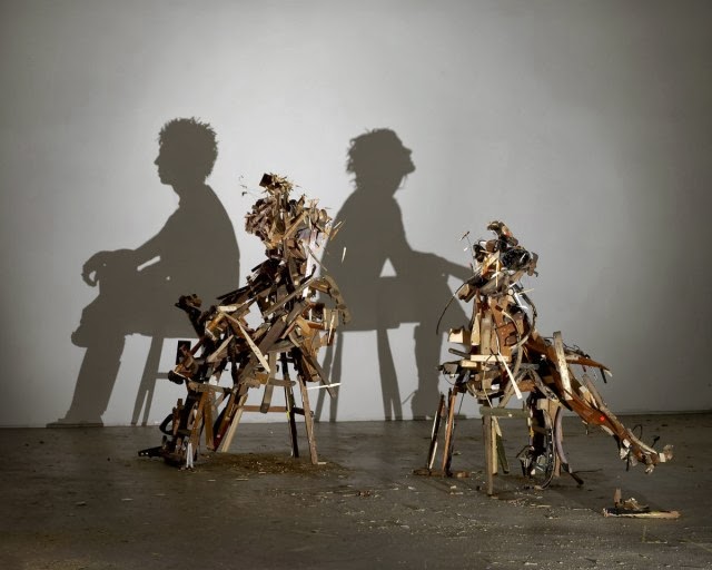 Esculturas con basura Tim Noble y Sue Webster 1