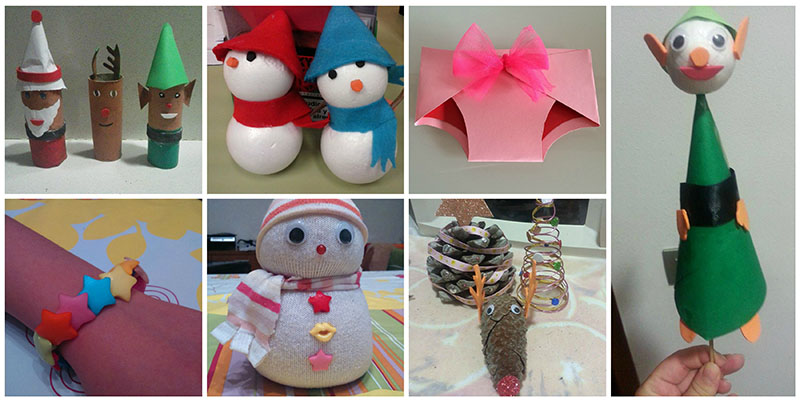 manualidades navidad con papel para niños