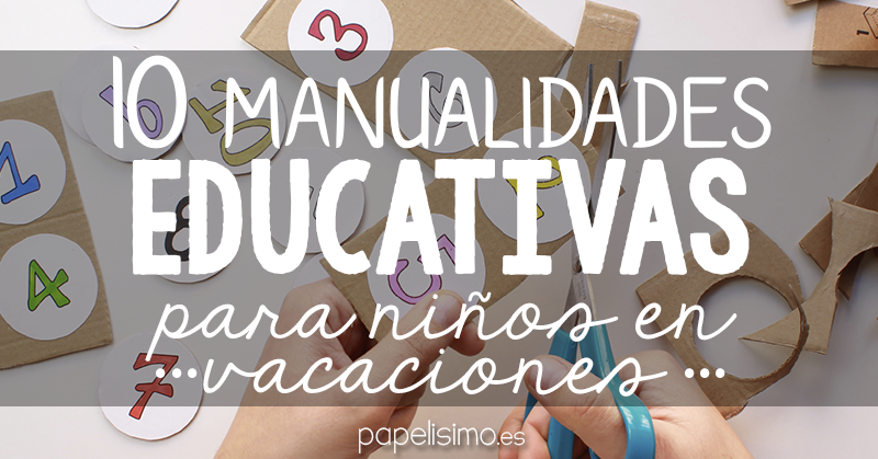 manualidades didacticos para niños