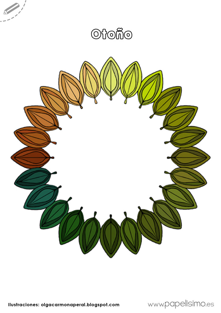 Corona-hojas-de-otoño-para-colorear-y-recortar-niños