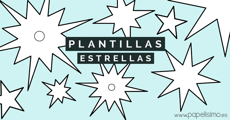 Plantillas De Estrellas Para Imprimir Papelisimo