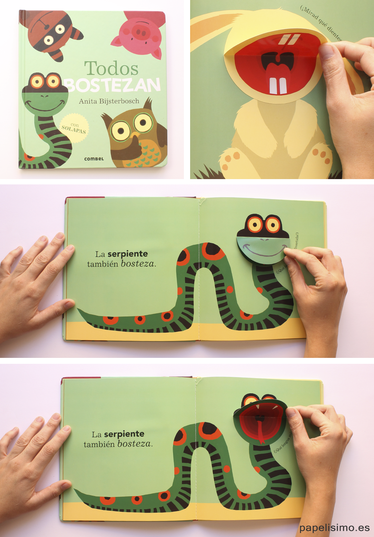 Libros de animales para niños Todos bostezan