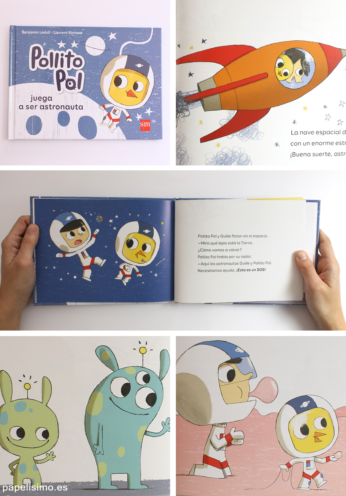 Pollito-Pol-juega-a-ser-astronauta-Libros-para-niños-profesiones