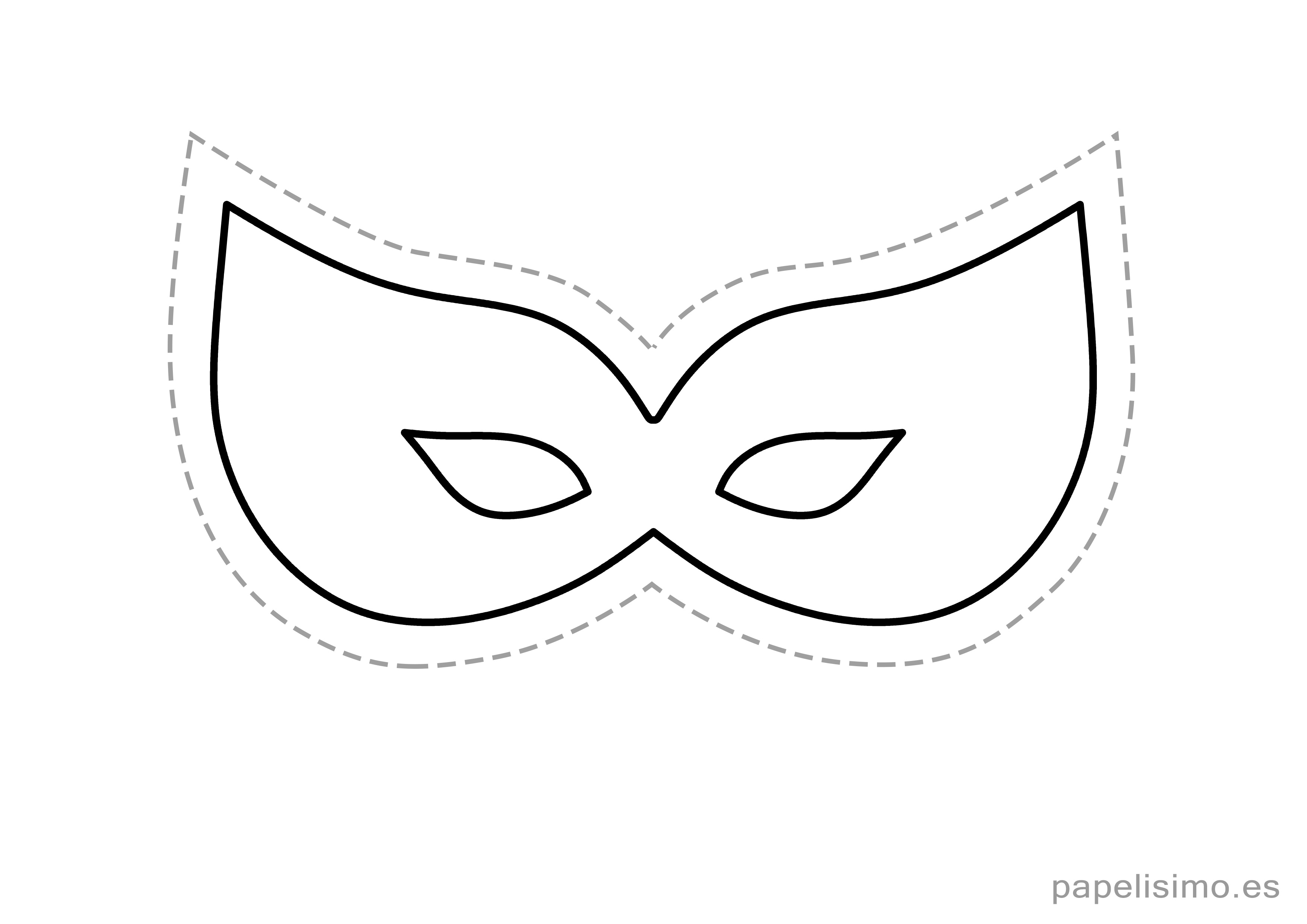 chasquido bahía Cuatro 9 máscaras de goma eva para imprimir y recortar | Papelisimo