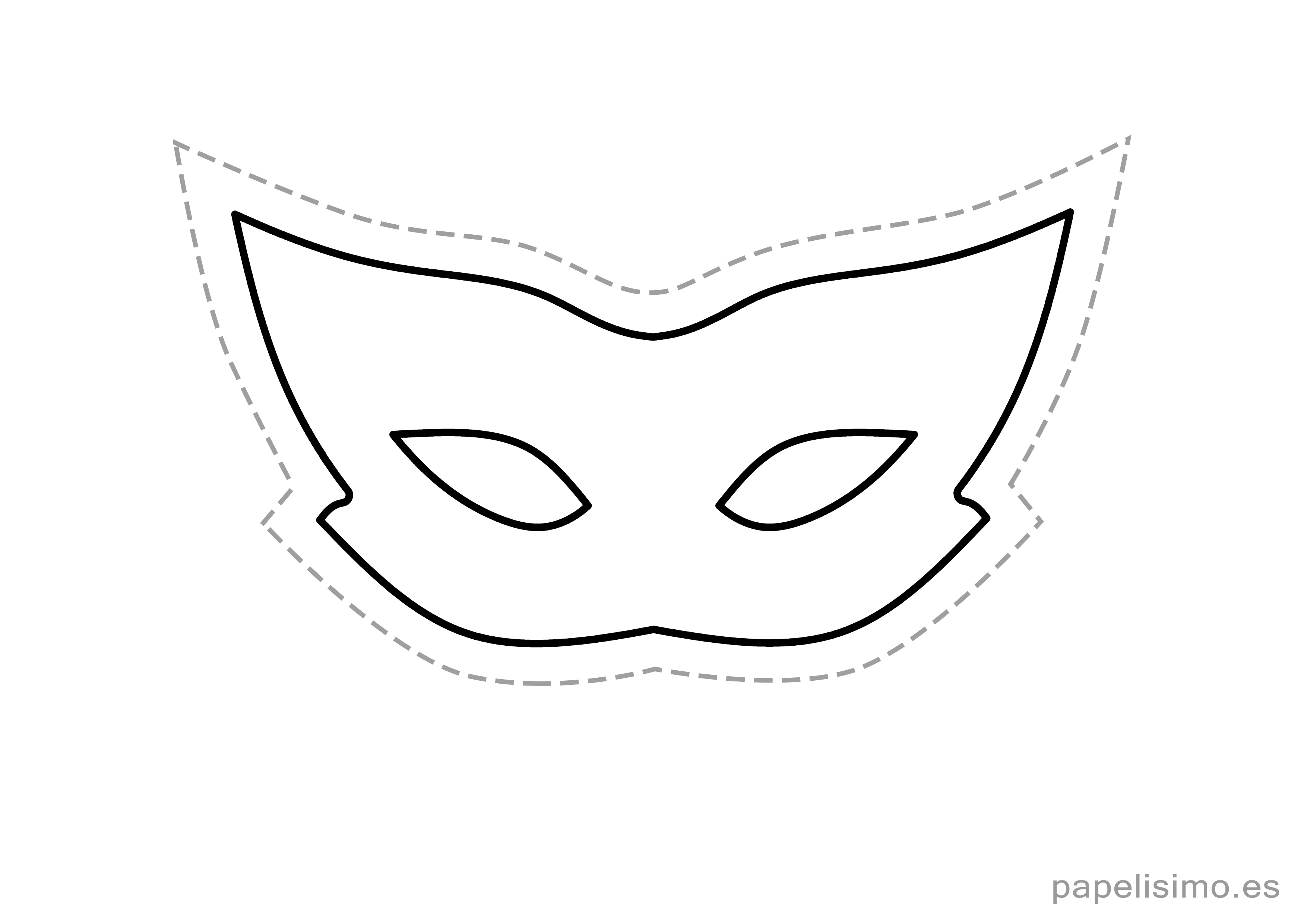 pacífico tubo respirador Composición 9 máscaras de goma eva para imprimir y recortar | Papelisimo