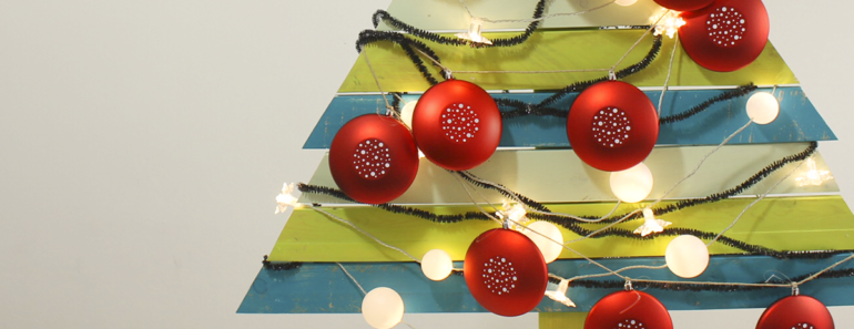 Arbol de Navidad palets madera