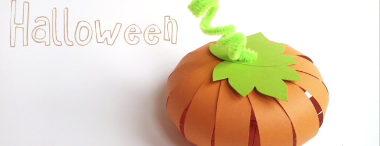 manualidades-faciles-ninos-como-hacer-calabaza-de-papel-halloween-DIY-paper-pumpki