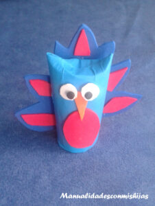 Animales rollos de papel higienico carton goma eva