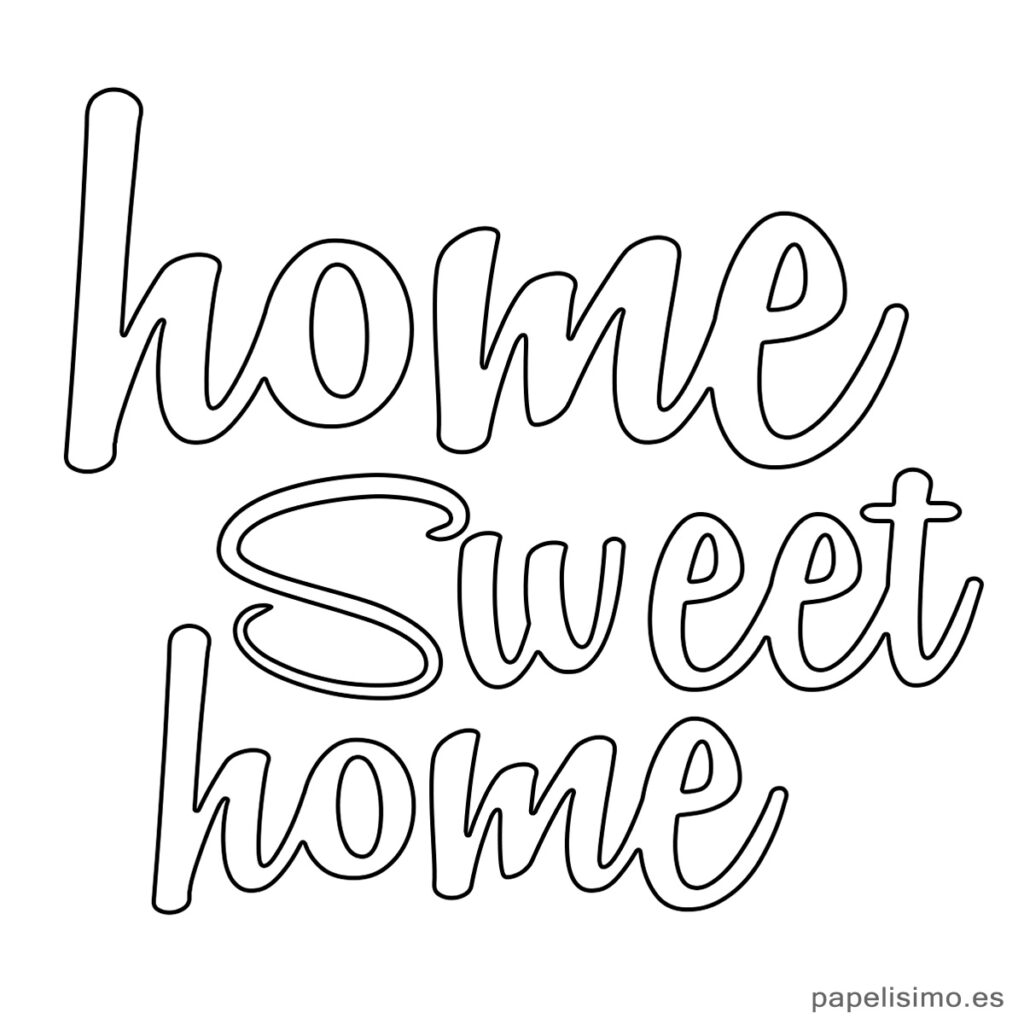 Letras-home-sweet-home-hogar-dulce-hogar-diy