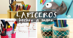 Lapiceros hechos a mano con material reciclado