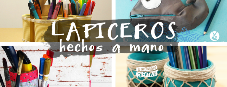 Lapiceros hechos a mano con material reciclado
