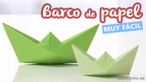 Barco de papel Origami Paper Boat Youtube