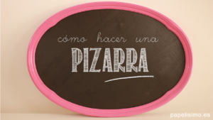como hacer una pizarra casera blackboard diy youtube
