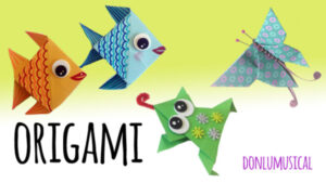 Animales-origami-peces-mariposa-rana