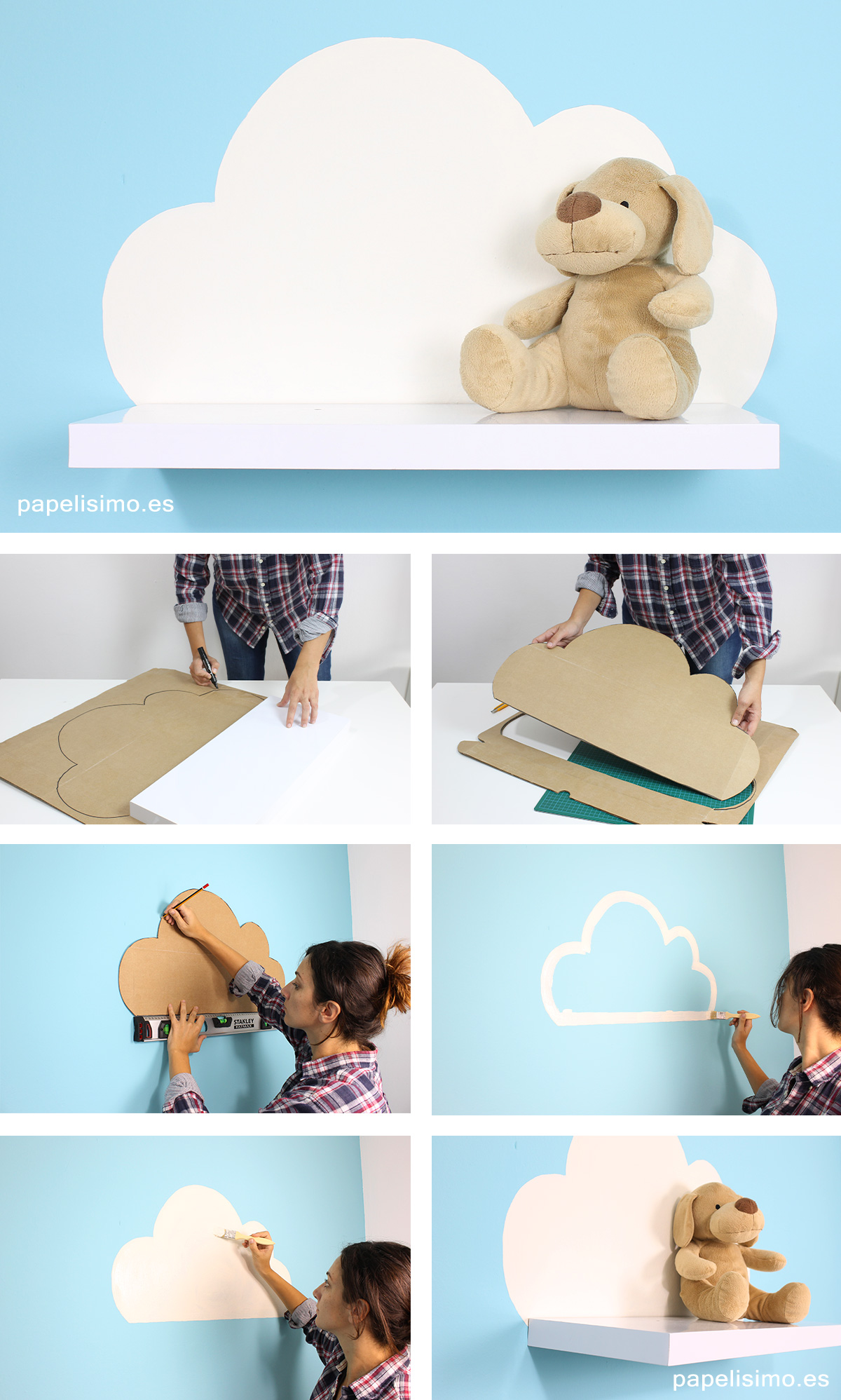 Como-hacer-estantería-nube-DIY-cloud-shelf