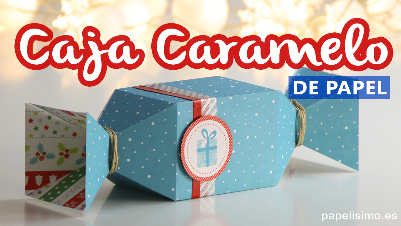 Caja caramelo de papel paper candy box youtube