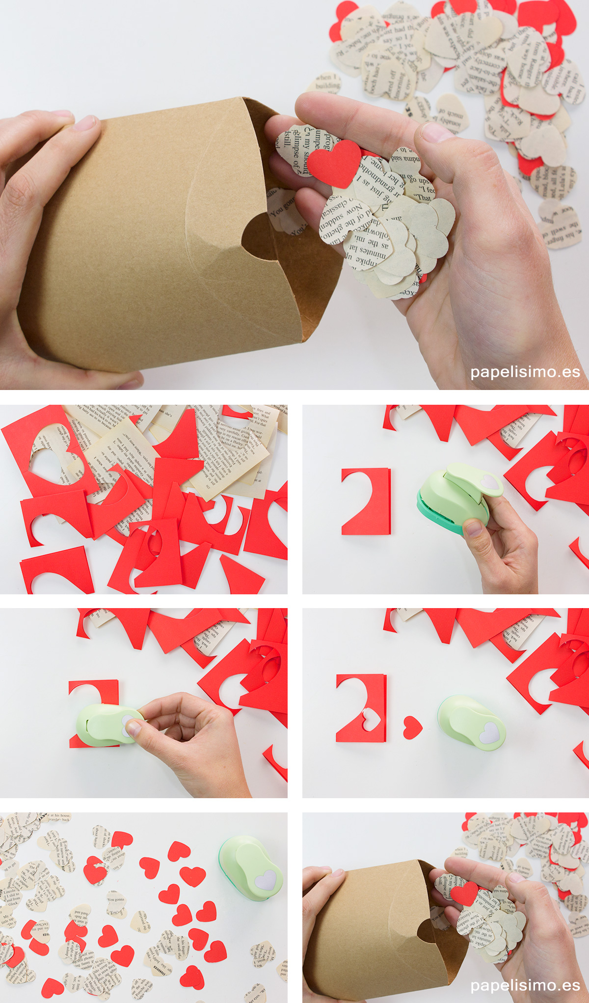 Confeti-de-corazones-de-papel-para-envolver-regalos-originales