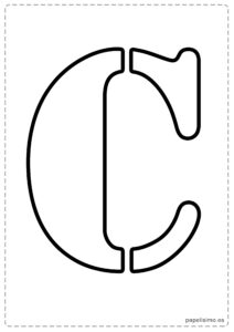 Letra-C-Abecedario-letras-grandes-imprimir-stencil