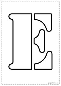 Letra-E-Abecedario-letras-grandes-imprimir-stencil