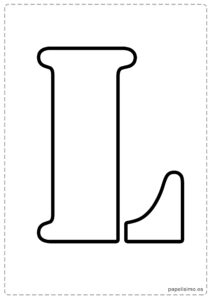 Letra-L-Abecedario-letras-grandes-imprimir-stencil