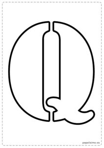 Letra-Q-Abecedario-letras-grandes-imprimir-stencil
