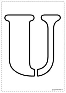 Letra-U-Abecedario-letras-grandes-imprimir-stencil