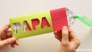 Tarjeta día del padre PAPA Youtube