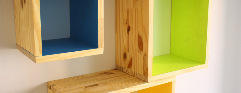 Cómo-hacer-estantería-diy-Wooden-shelf