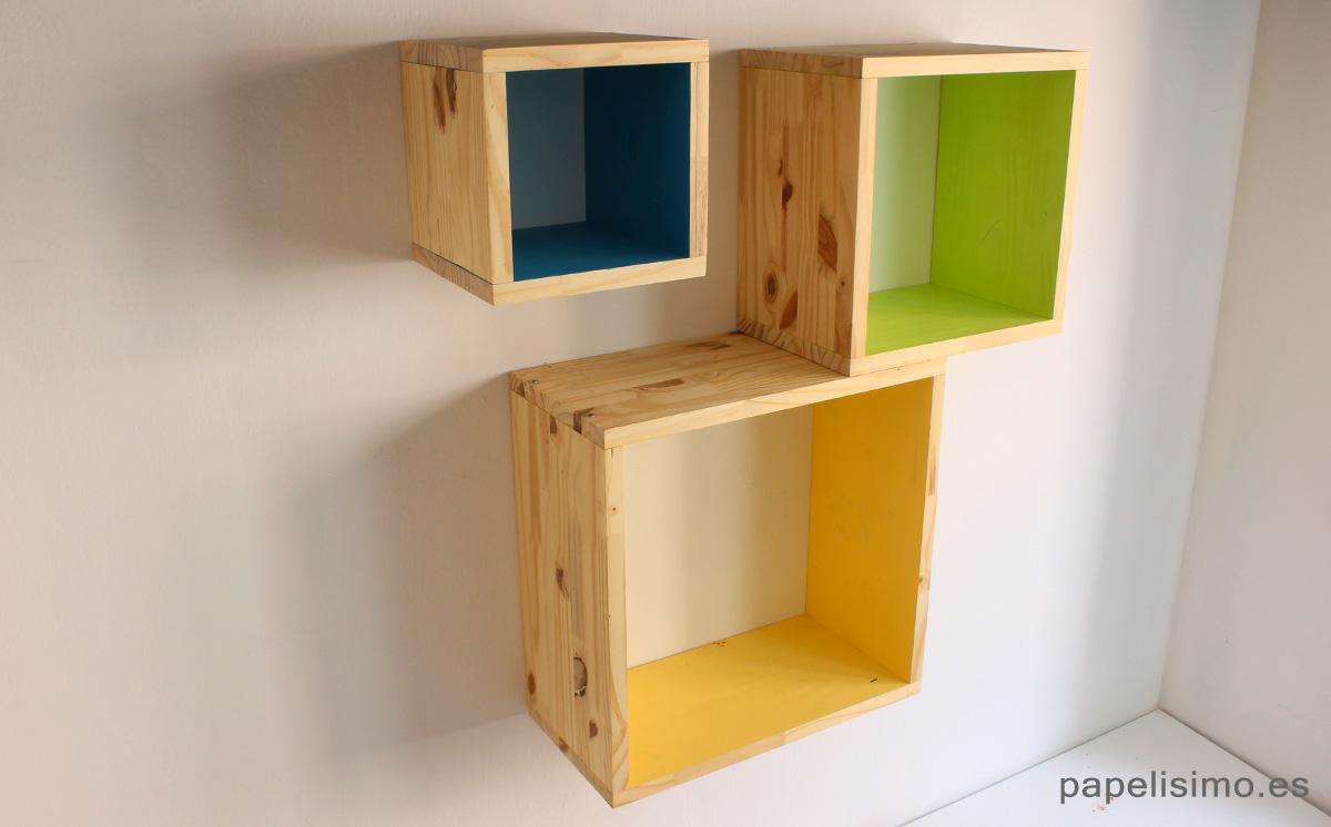 Cómo-hacer-estantería-niños-diy-Wooden-shelf