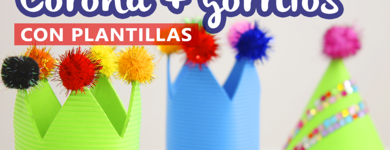 Como-hacer-coronas-y-gorritos-de-fiesta-goma-eva-diy-Crowns-and-party-hats-youtube