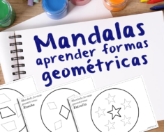 Mandalas para niños imprimir y colorear formas geometricas