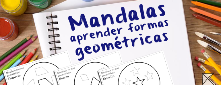 Mandalas para niños imprimir y colorear formas geometricas
