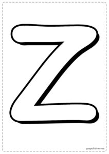 Z-Abecedario-letras-grandes-imprimir-mayusculas-Comic