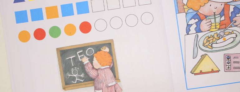 Fichas para niños logica Aprende con Teo