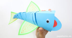 Tutorial pez de papel que se mueve paper fish