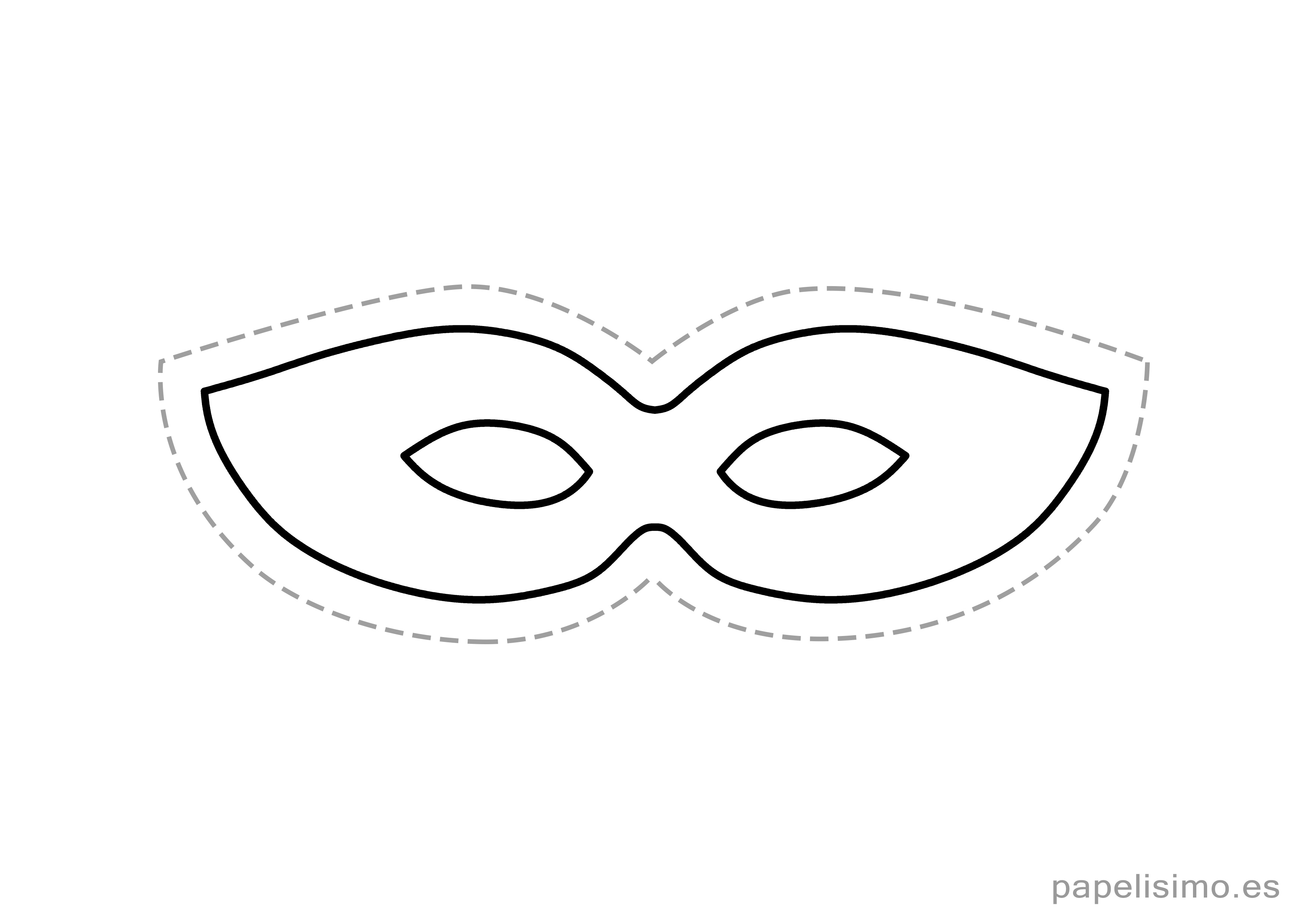Originales máscaras de superhéroes para imprimir - Manualidades