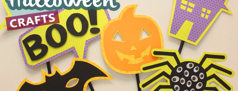 Manualidades de Halloween para niños paper Halloween crafts for kids Youtube