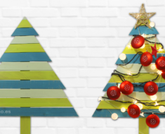 Árbol de Navidad con palets christmas wood tree Youtube
