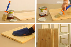 Cómo-barnizar-estanteria-de-madera-color-natural