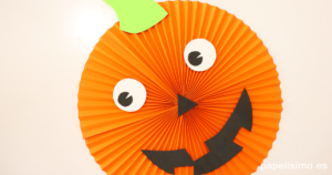 Calabaza de papel DIY paper pumpkin
