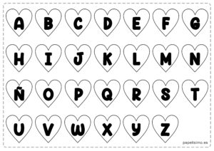 Abecedario-letras-corazones-para-imprimir-negro