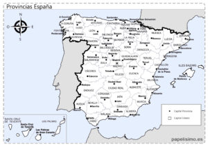Mapa-de-Espana-provincias-con-nombre-y-capitales