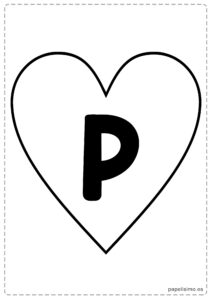 P-Abecedario-letras-grandes-imprimir-corazon-negro