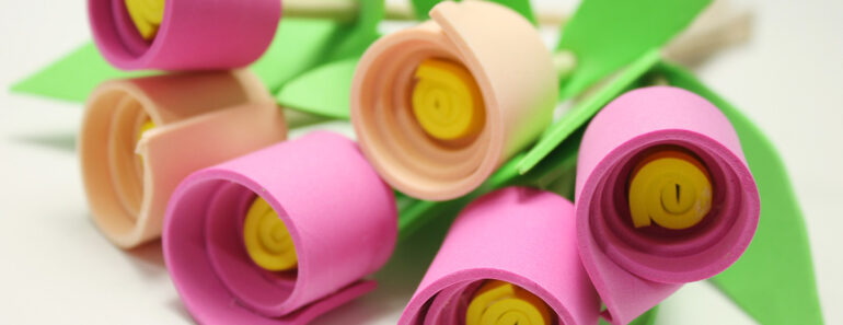 como-hacer-flores-foami-goma-eva-how-to-do-foam-flowers