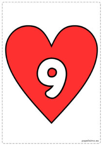 9-numero-nueve-imprimir-corazon-rojo