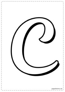 C-letra-imprimir-mayuscula-cursiva-caligrafica