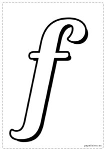 F-letra-imprimir-minuscula-cursiva-caligrafica