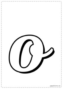 O-letra-imprimir-minuscula-cursiva-caligrafica