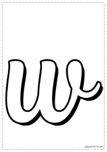 W-letra-imprimir-minuscula-cursiva-caligrafica