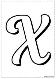 X-letra-imprimir-mayuscula-cursiva-caligrafica
